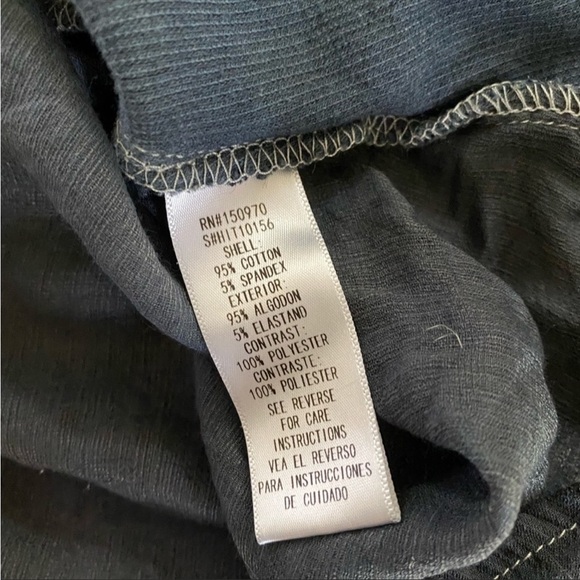 Vici Gray and Blue Ombre Tank Top - Picture 6 of 6